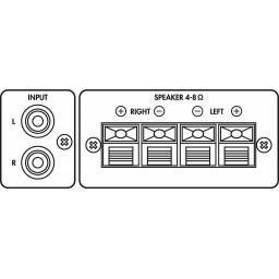Monacor SA-200Amplificador estéreo universal, 100 W - 1 2