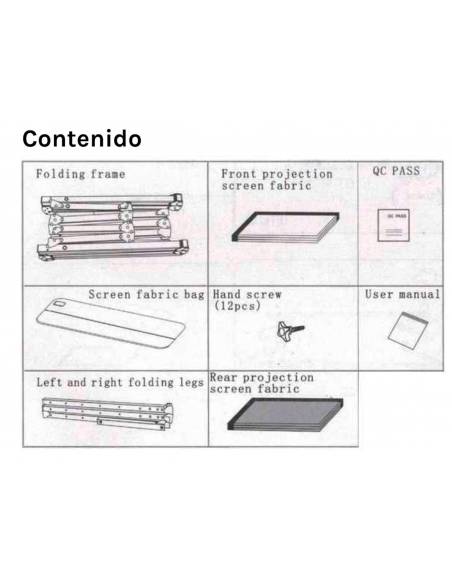 Pantalla plegable PROUNI200HFR - 4