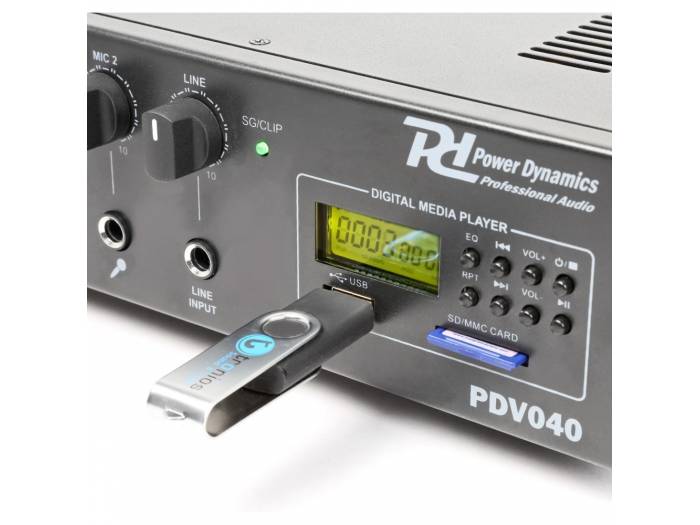Equipo de Sonido Tienda 1040 Linea de 100v - 12