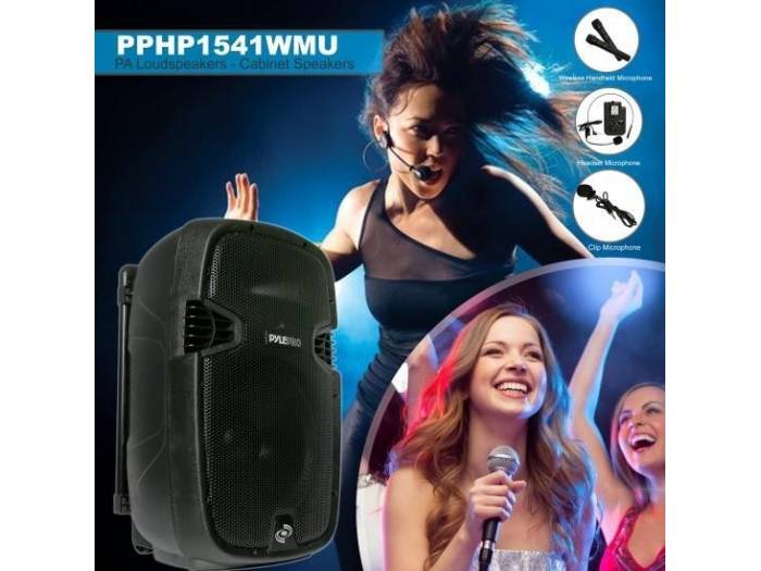PACK PYLE PPHP 1541 WMU - 1200w de Potencia Maxima - 9
