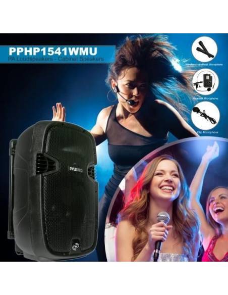 Pack PYLE EVENT-15   PPHP1541 - 2400w de Potencia Maxima - 10