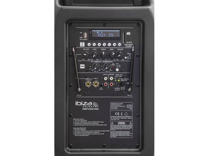 Pack Ibiza Sound Port 12 VHF MkII - 2 - 24