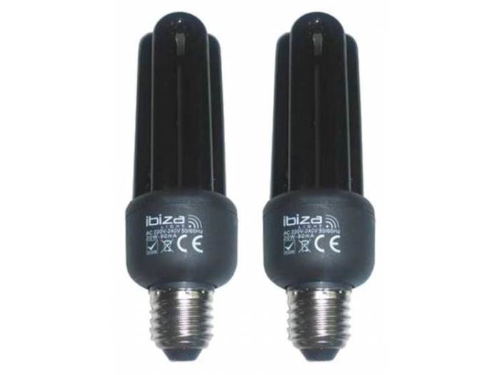Pack de 2 Bombillas de Luz Negra de Bajo consumo