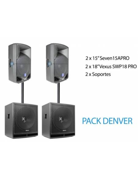 Pack de sonido DENVER con 5400w - 6