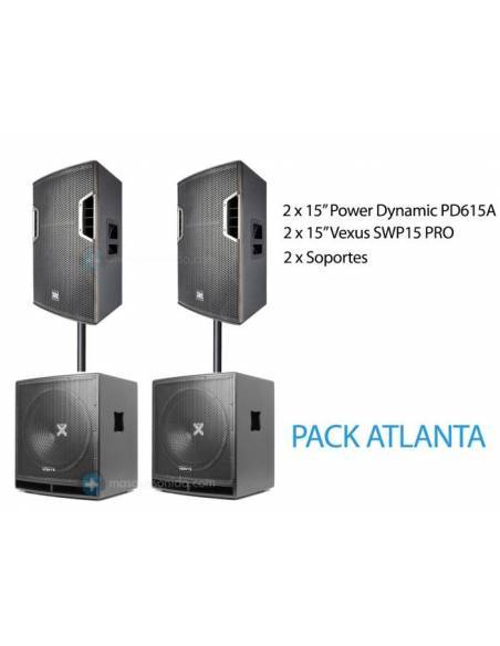 Pack de sonido ATLANTA con 3600w - 4