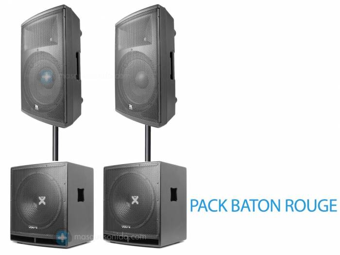 Pack de sonido BATON ROUGE con 3600w - 4