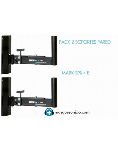 Mark Pack -2x SPB 4 E - Pareja de soportes de pared - 2