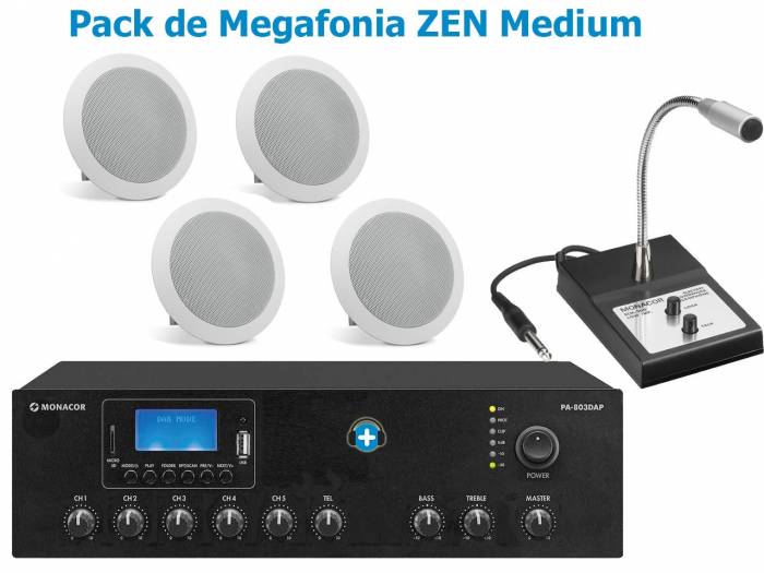 Pack de Megafonia ZEN Medium - 2