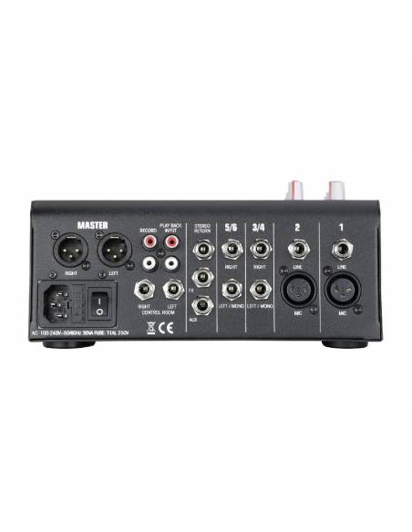 AUDIOPHONY MPX-6 MESA DE MEZCLAS 6CH DSP / USB / SD / BT AUDIOPHONY
