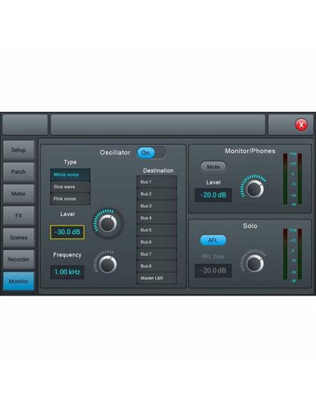 AUDIOPHONY LIVEtouch20 Mesa digital AUDIOPHONY