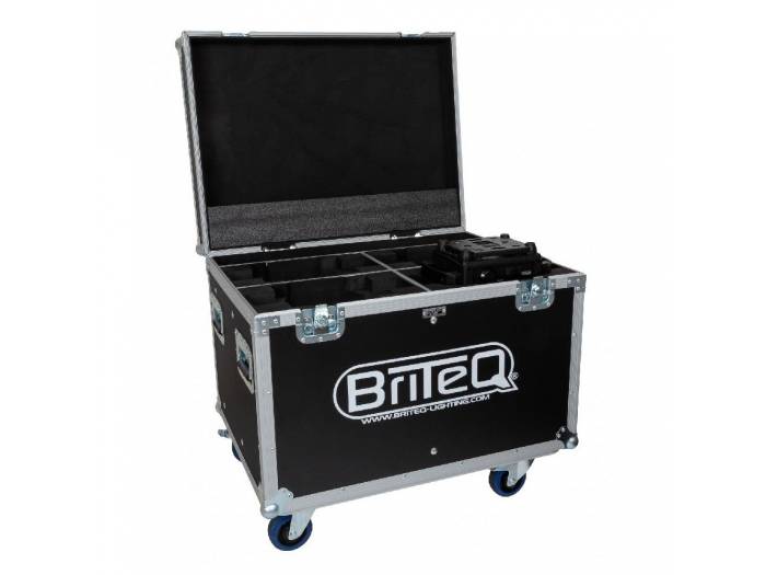 BRITEQ MOVING HEAD CASE 7 - RACK 4x BT-SHARK BRITEQ