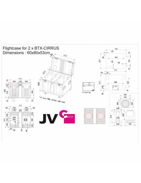 BRITEQ RACK PARA 2x BTX-CIRRUS BRITEQ