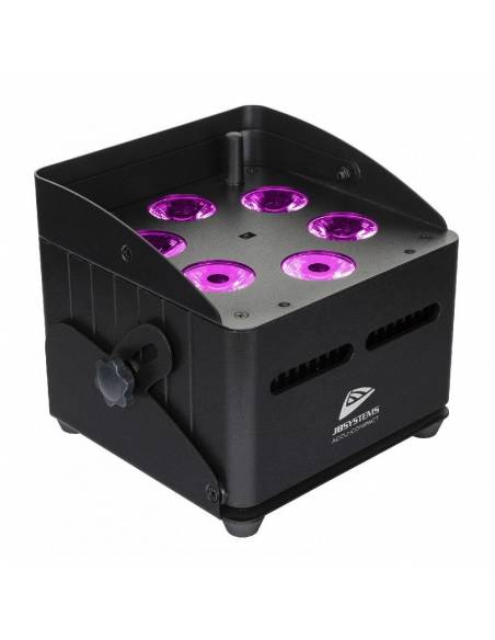 ACCU-COMPACT FOCO LED 6x10w RGBWA BATERÍA JBSYSTEMS
