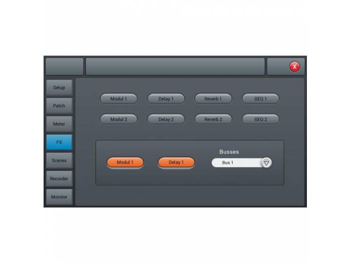 LIVEtouch20 Mesa digital AUDIOPHONY