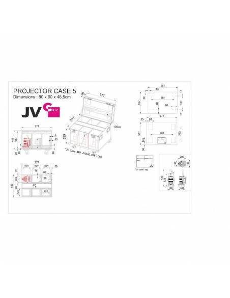PROJECTOR CASE 5 - RACK 6 BT-THEATRE BRITEQ