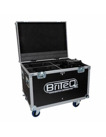 MOVING HEAD CASE 7 - RACK 4x BT-SHARK BRITEQ