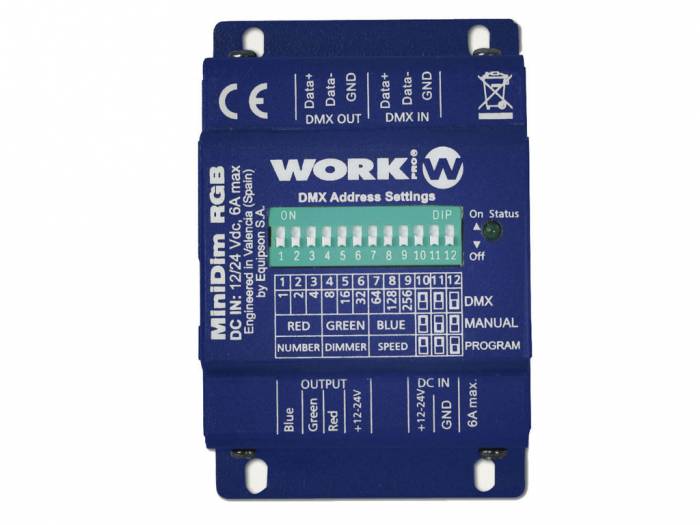WORK Pro MINIDIM RGB 2 (DIN) Driver LED 2A