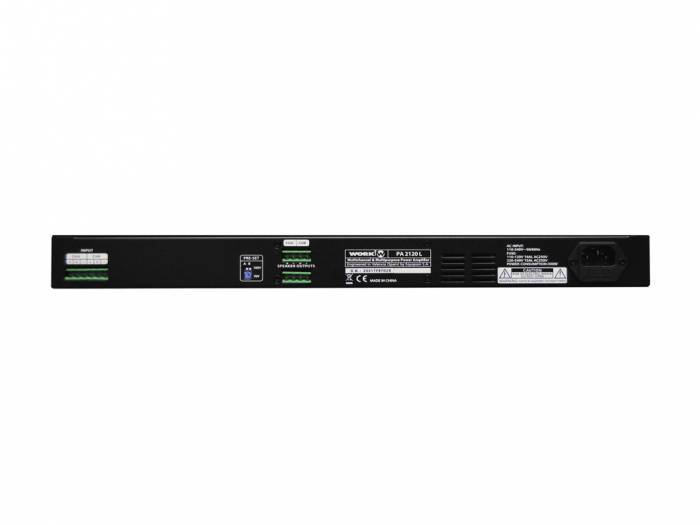 WORK Pro PA 2120 L Amplificador 2 x 120 W @ L70/100V