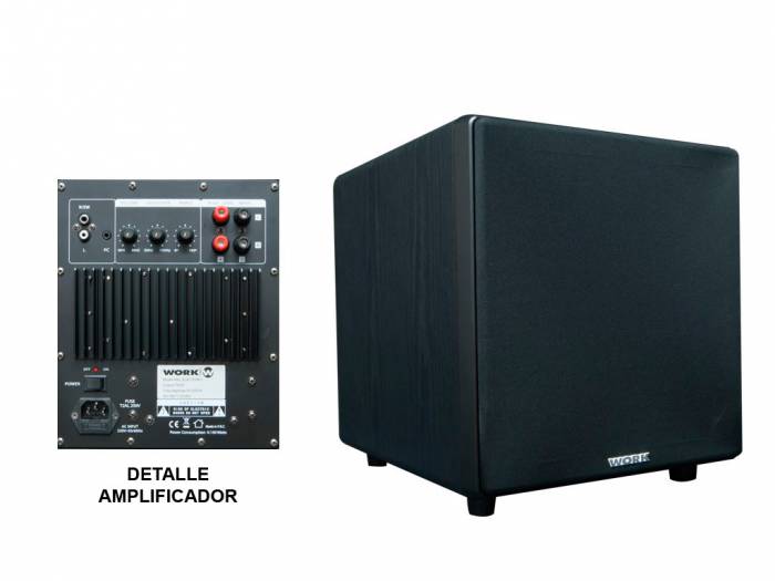 WORK Pro ARC SUB 10 MKII Subwoofer amplificado. 150 W. 