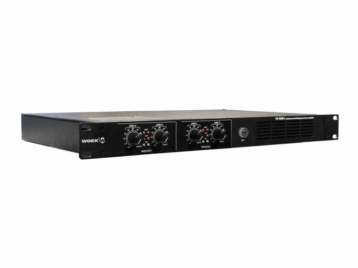 WORK Pro PA 4500 L Amplificador 4 x 500 W @ L70/100V.