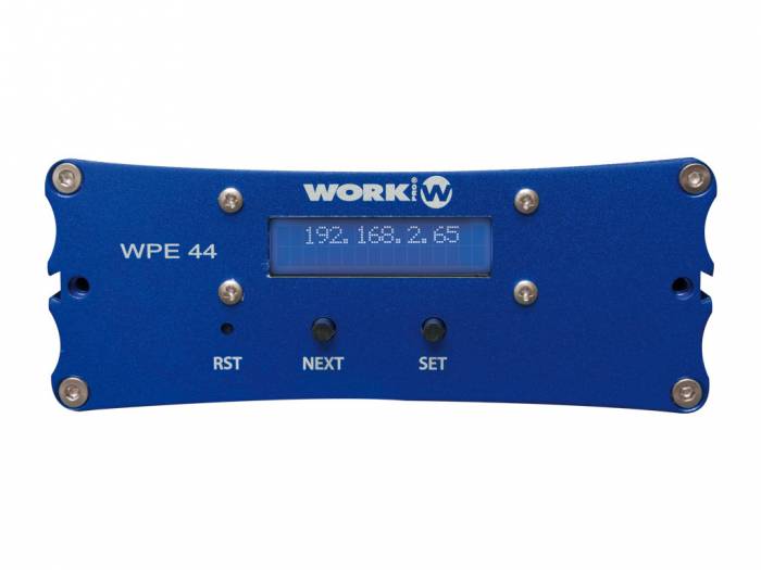WORK Pro WPE 44 Procesador de audio digital 4 In/4 Out.