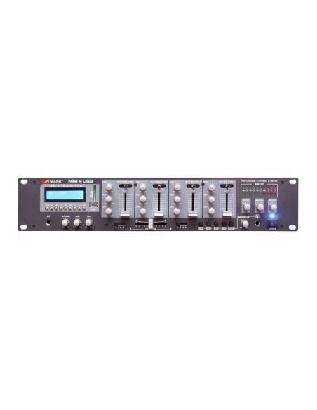 MARK MM 4 USB Mezclador con reproductor. 4 canales.