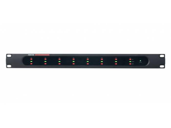 FONESTAR MPX-8100DV Etapa de potencia de megafonía vista frontal
