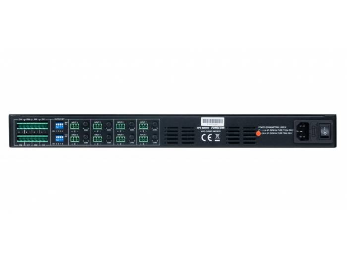 FONESTAR MPX-8100DV Etapa de potencia de megafonía trasera