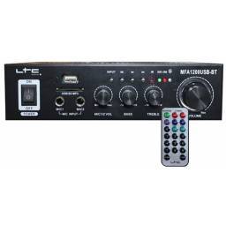 LTC MFA1200USB BT BL Negro - Amplificador Karaoke Bluetooth 2X50W - 3