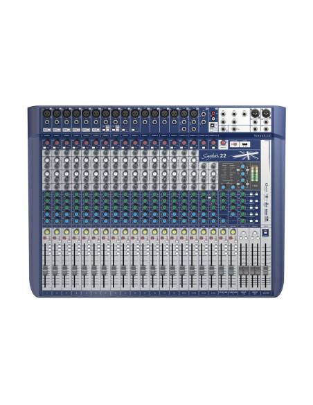 SOUNDCRAFT 
SIGNATURE 22
  
    
      
        
      
    
  
                  Mesa de Mezcla Analógica 22 canales c