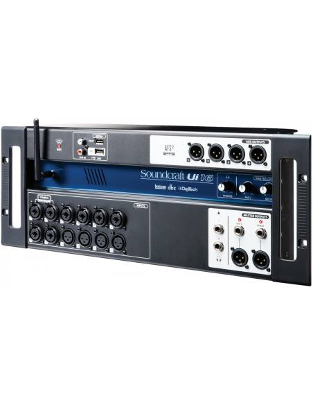 SOUNDCRAFT 
Ui-16
  
    
      
        
      
    
  
                  Sistema compacto de Mezcla Digital 16 entrad