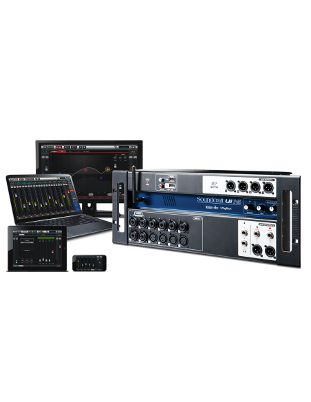 SOUNDCRAFT 
Ui-16
  
    
      
        
      
    
  
                  Sistema compacto de Mezcla Digital 16 entrad