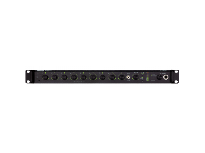 SHURE 
SCM820E
  
    
      
        
      
    
  
                  Mezclador Automático 8 Canales con Ethernet 1U 