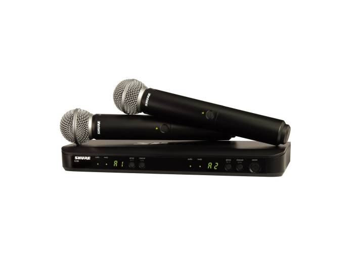 SHURE 
BLX288E/SM58 K3E
  
    
      
        
      
    
  
                  Sistema inalámbrico Dual de mano VOCAL