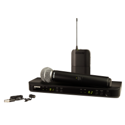 SHURE 
BLX1288E/W85 K3E
  
    
      
        
      
    
  
                  Combo inalámbrico SM58 y WL185 Lavalie