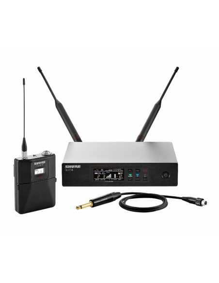 SHURE 
QLXD14E G51
  
    
      
        
      
    
  
                  Sistema inalámbrico con receptor QLXD4E y p