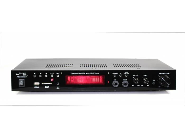 LTC ATM6000 BT Amplificador Karaoke Bluetooth SD USB 2x50w - 8
