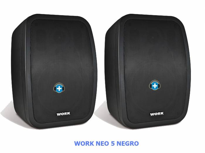 WORK Pro NEO 5 Pareja de Altavoces Instalacion 5 pulgadas color Negro