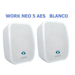 WORK Pro NEO 5A ES  Pareja Altavoces Blancas (activa + pasiva) 2 x 25 W. 2