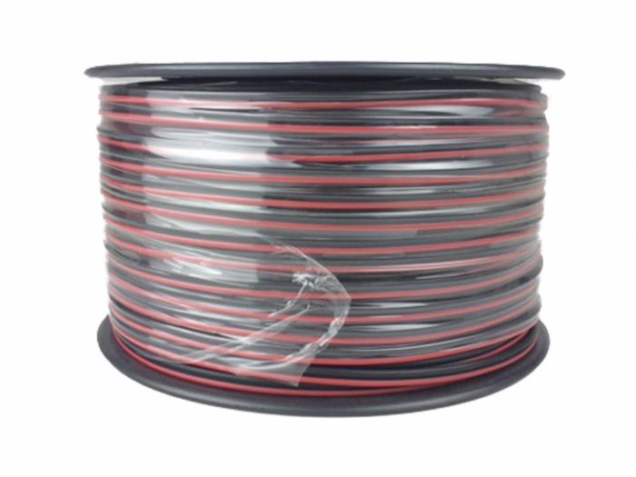 LTC - Cable Altavoz CCA - 2 X 0.75MM² - ROJO/NEGRO - BOBINA: 100M