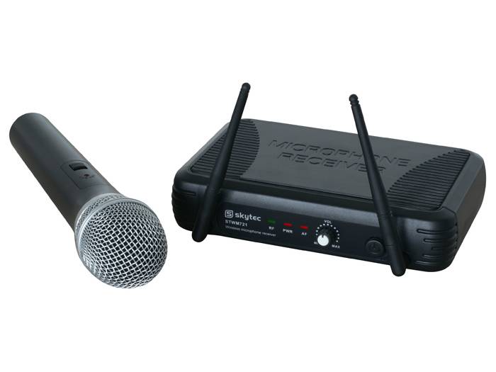 Skytec Microfono UHF 1 canal STWM721.