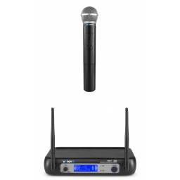 Vonyx WM511 VHF 1 Canal Sistema inalámbrico con micrófono de mano y display 2