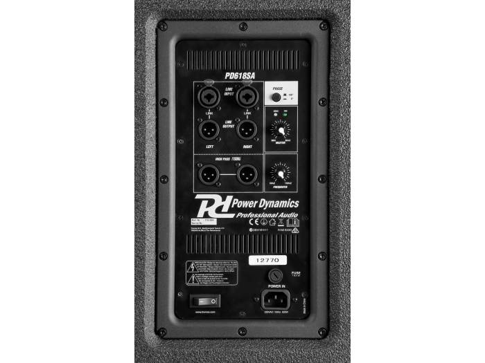 Power Dynamics PD618SA Subwoofer activo 18''