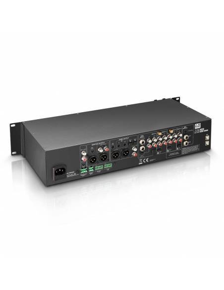 LD Systems ZONE 423 - Mezclador de 2 zonas, formato 19\" 2 U