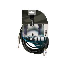 HQ Power Cable XLR macho a Jack mono macho - 3 metros - 1 2