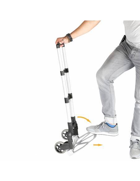 Adam Hall Accessories PORTER - Carro plegable con manija extraíble bloqueable