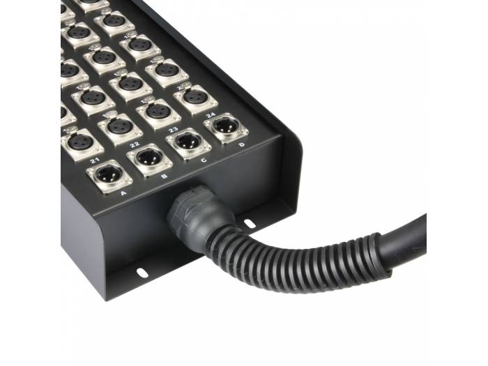 Adam Hall Cables K 28 C 30 - Manguera de Cable con Cajetín de Escenario 24/4 30 m