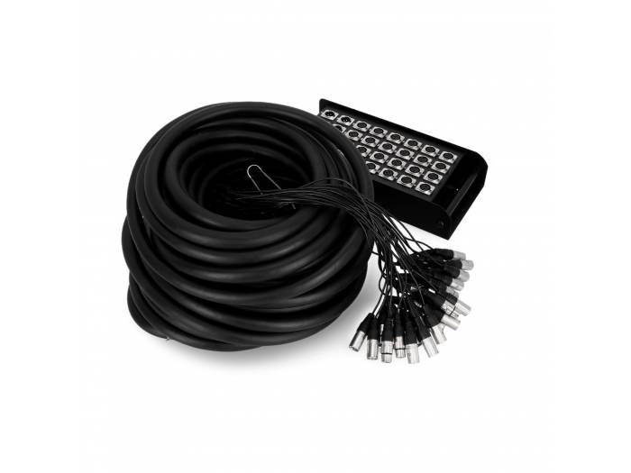 Adam Hall Cables K 32 C 30 - Manguera de Cable con Cajetín de Escenario 24/8 30 m