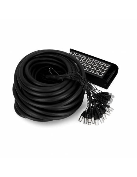 Adam Hall Cables K 32 C 30 - Manguera de Cable con Cajetín de Escenario 24/8 30 m