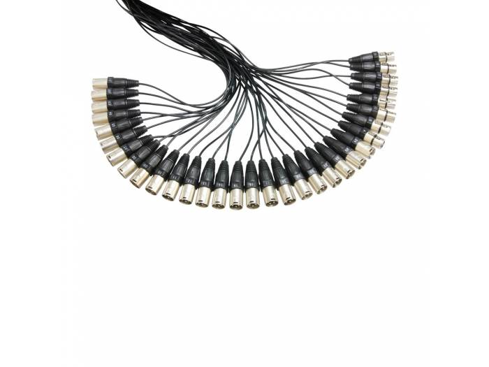 Adam Hall Cables K 32 C 50 - Manguera de Cable con Cajetín de Escenario 24/8 50 m